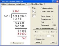 Math Basic Operations Practice screenshot